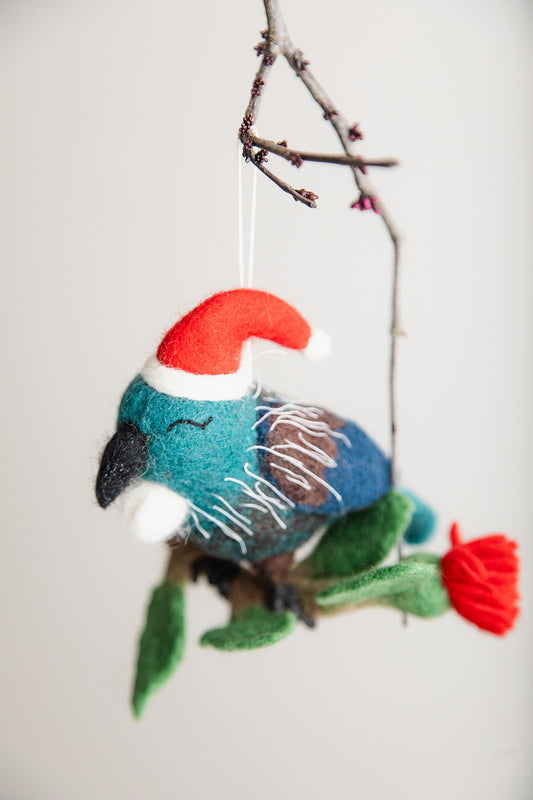 The Songbird of Summer Christmas - Kids in Need Felted Wool Decoration