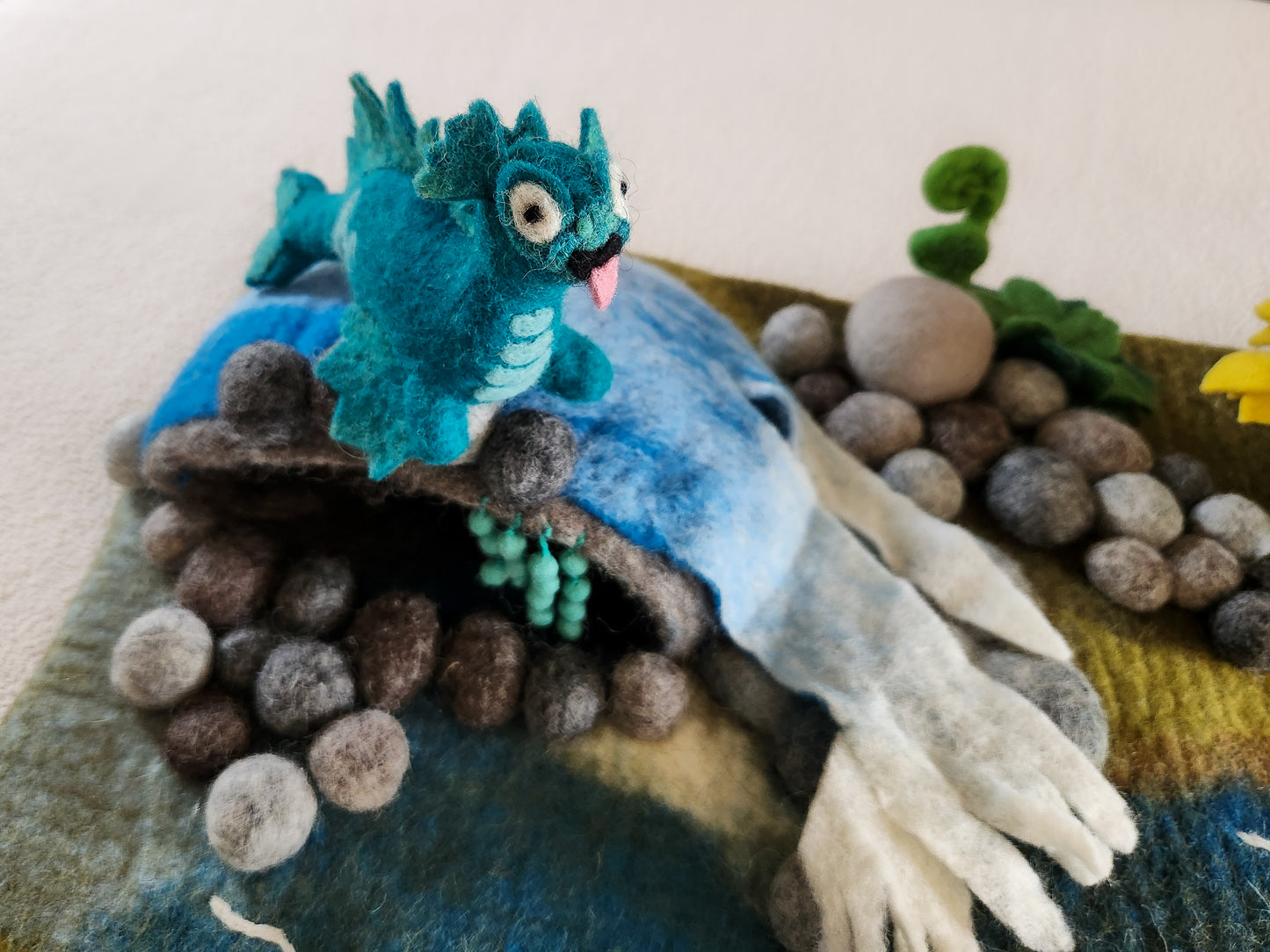 Taniwha - Felted Wool Toy