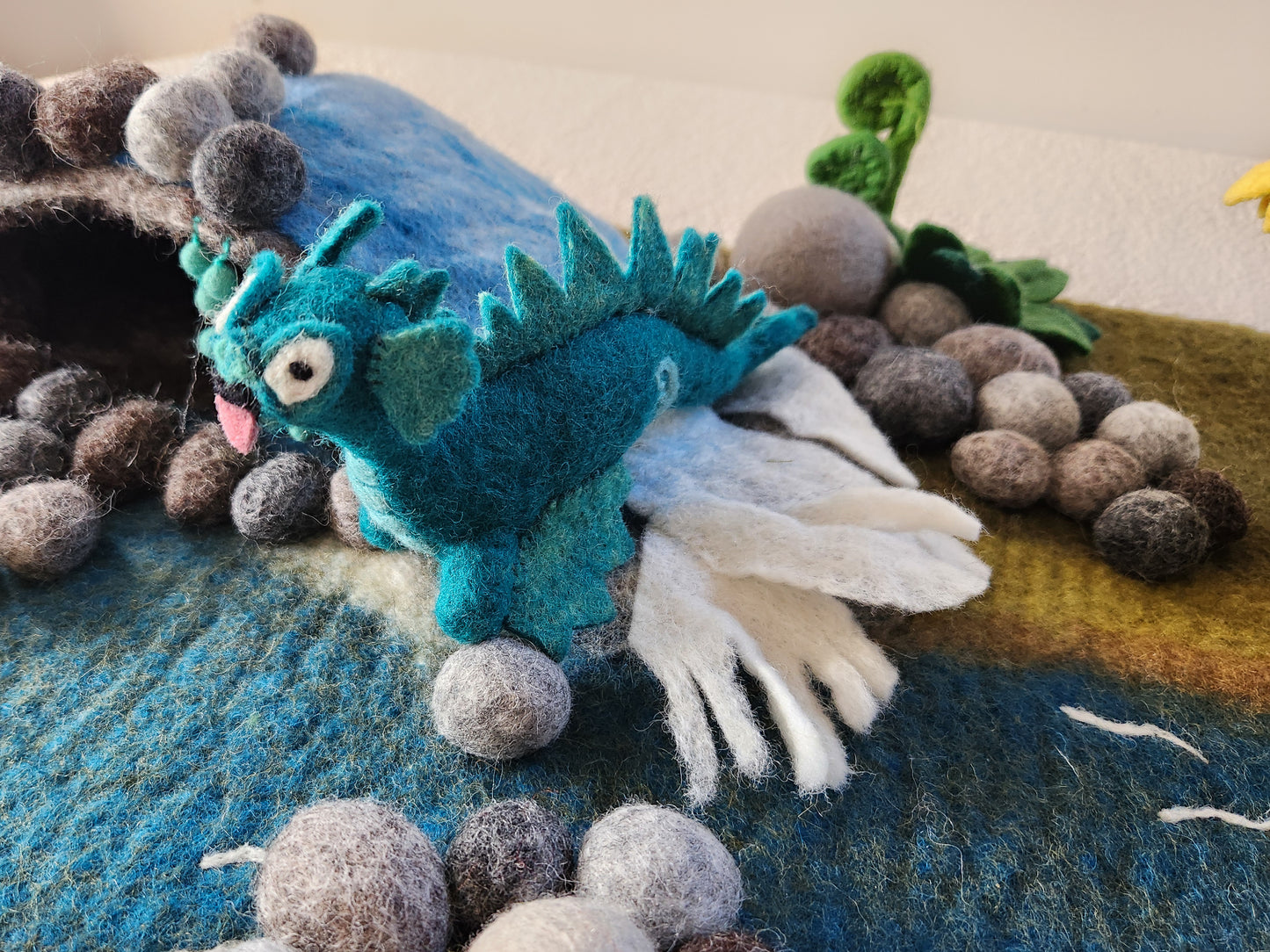 Taniwha - Felted Wool Toy