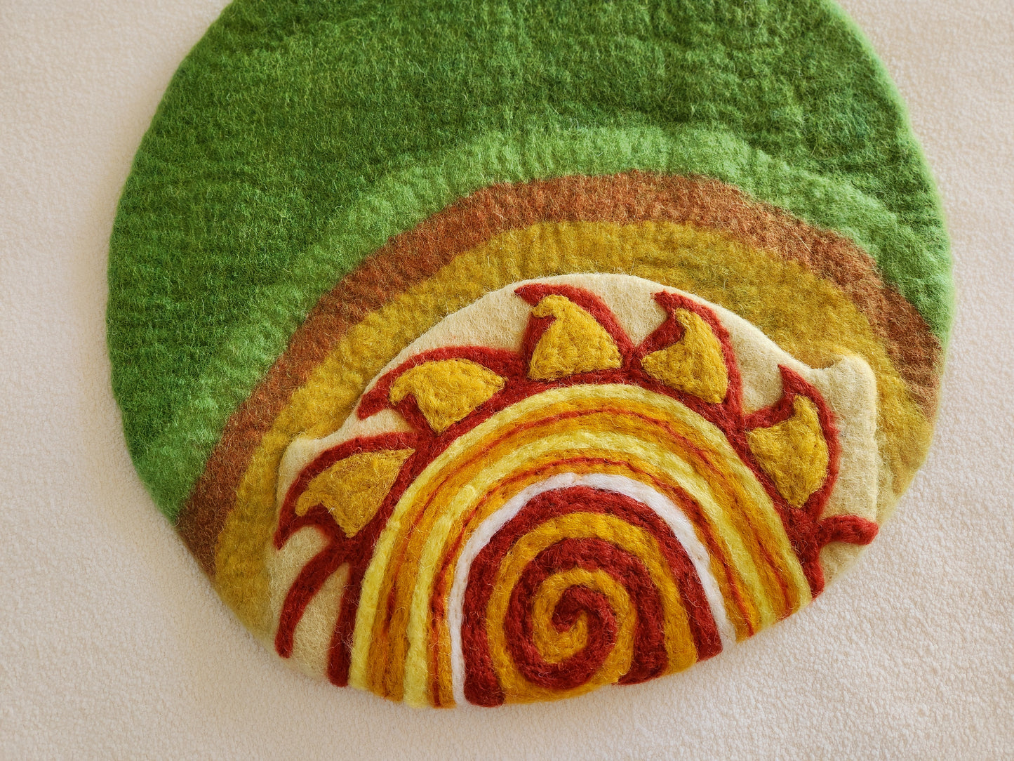 Dawn of Play - Wool Felt Rising Sun Storytelling Playscape