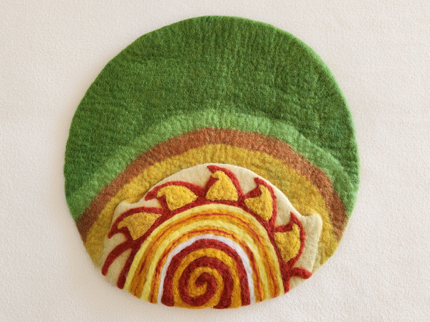 Dawn of Play - Wool Felt Rising Sun Storytelling Playscape