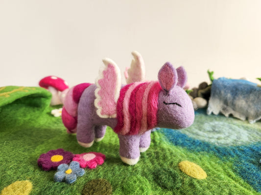 Felted Pegasus Right Side