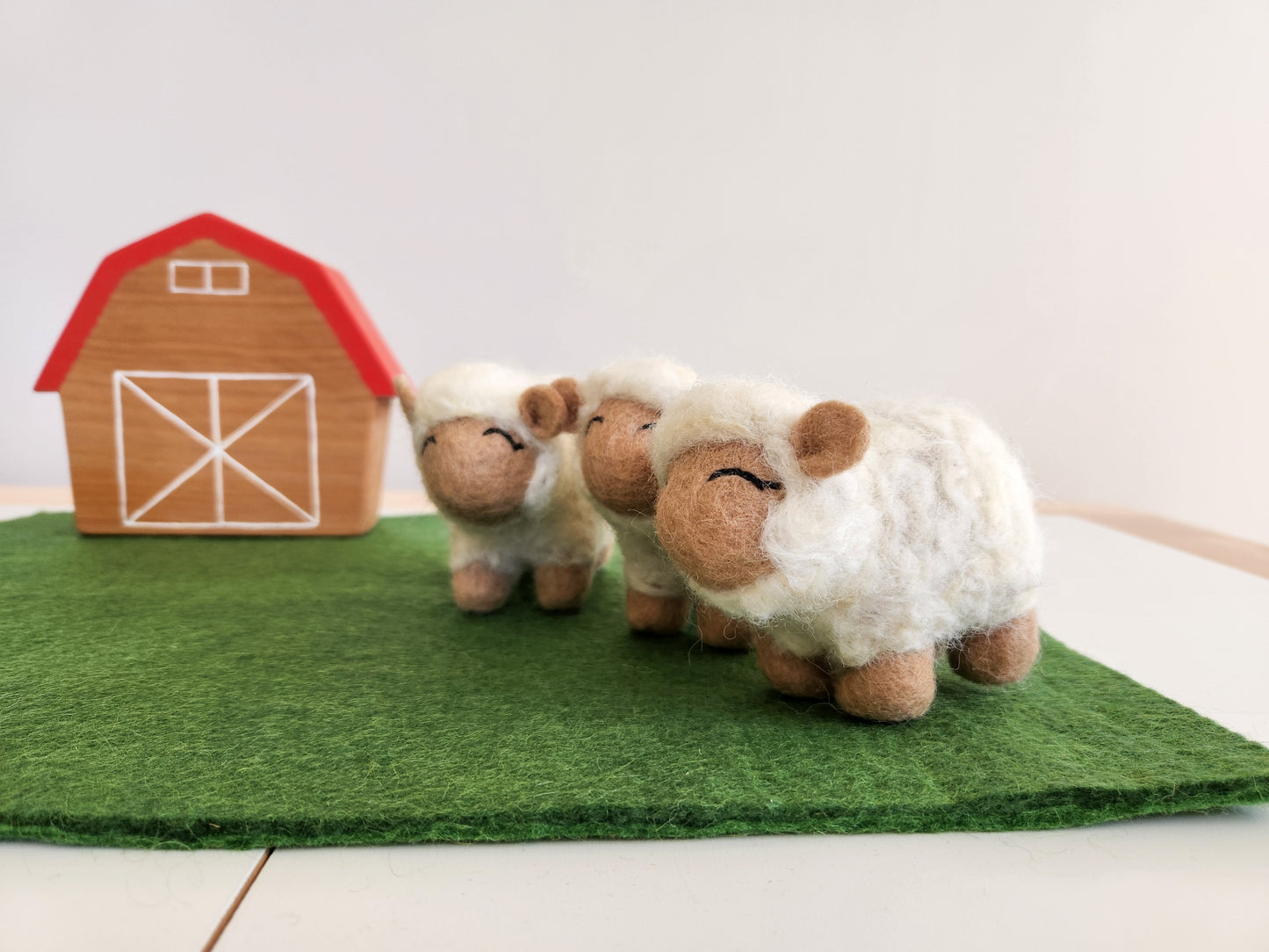 Felted Paddock Playmat - Sally the Sheep