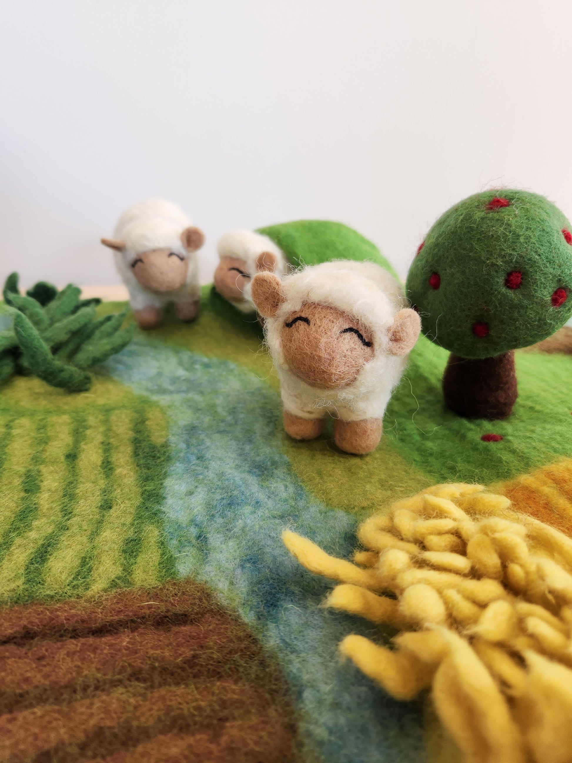 Felt Farm Play Mat - Sally the Sheep