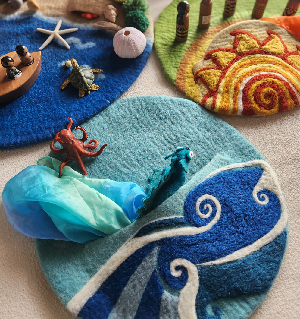 Tales of the Tide - Wool Felt Ocean Storytelling Playscape