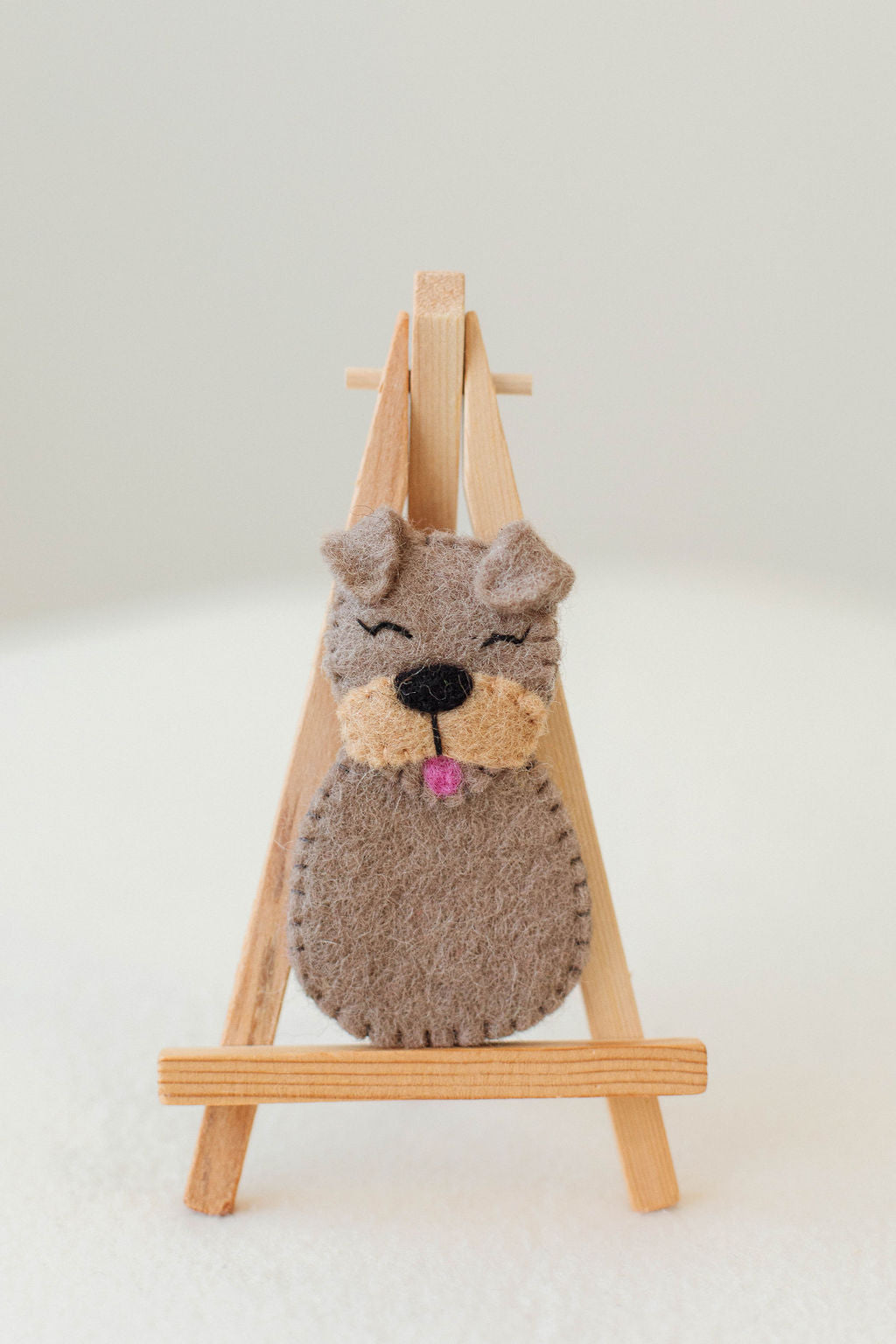 OLD MACDONALDS FARM FELT FINGER PUPPET SET - DOG PUPPET