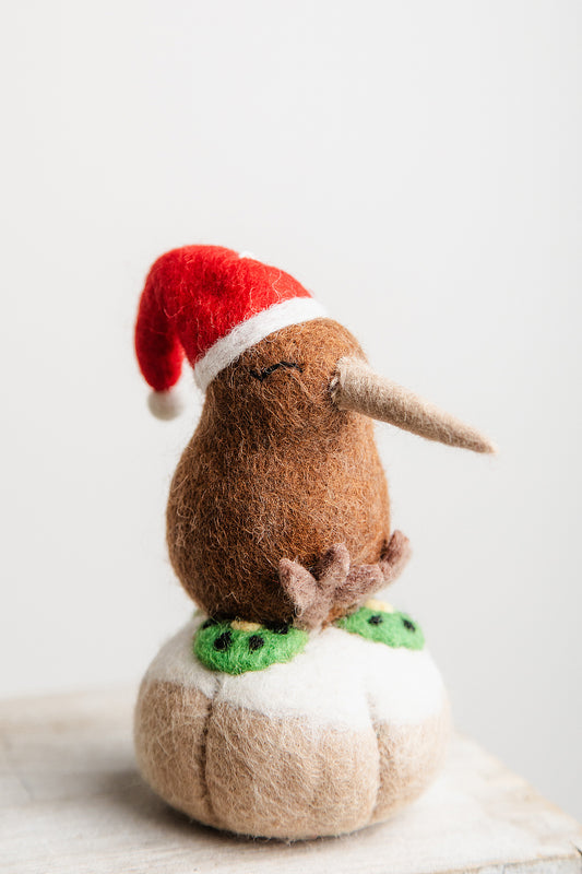 A Very Kiwi Pav - Kids in Need Felted Wool Decoration