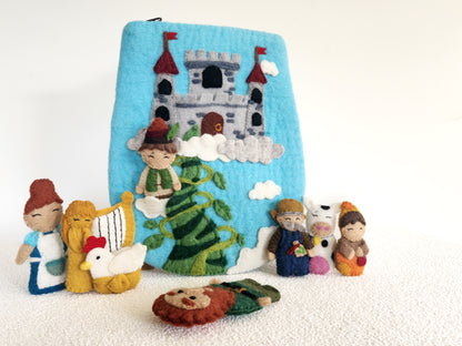 Jack & The Beanstalk –  Castle Play bag & Finger Puppet Set