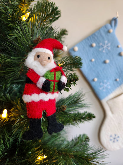 Winter Wonderland Felted Stocking