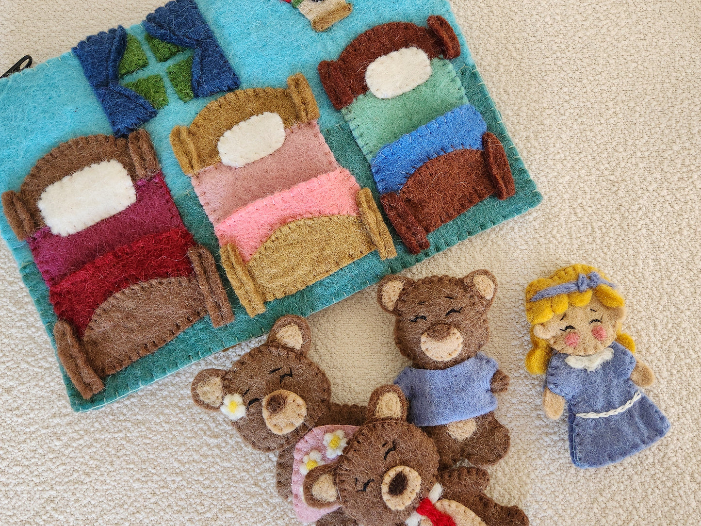 Goldilocks & The Three Bears - Finger Puppet Set