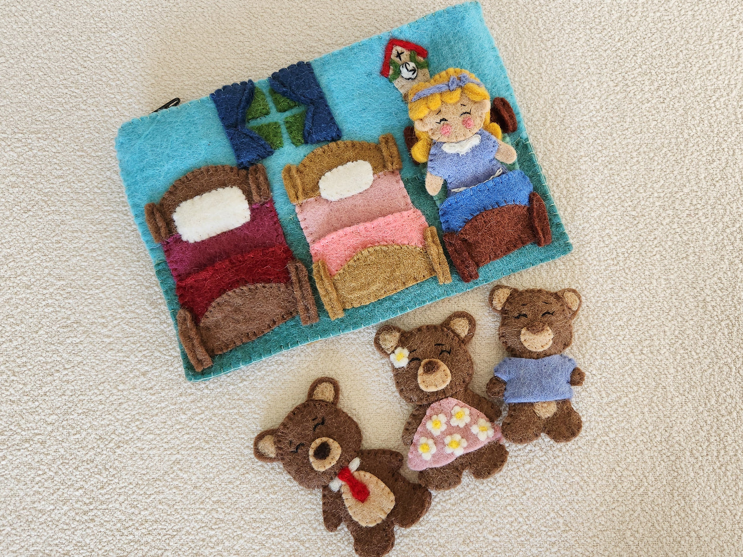 Goldilocks & The Three Bears - Finger Puppet Set