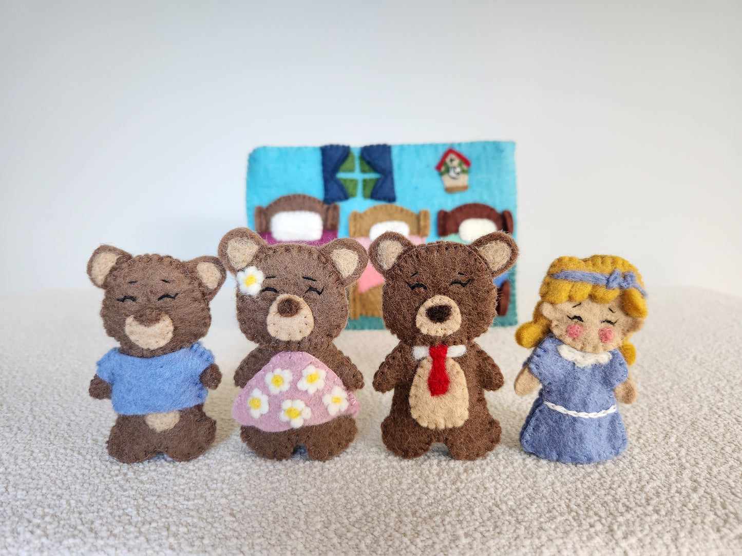 Goldilocks & The Three Bears - Finger Puppet Set