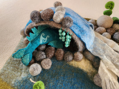 Taniwha - Felted Wool Toy