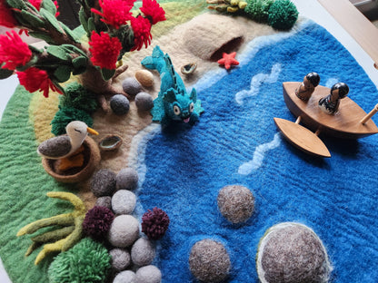 Taniwha - Felted Wool Toy