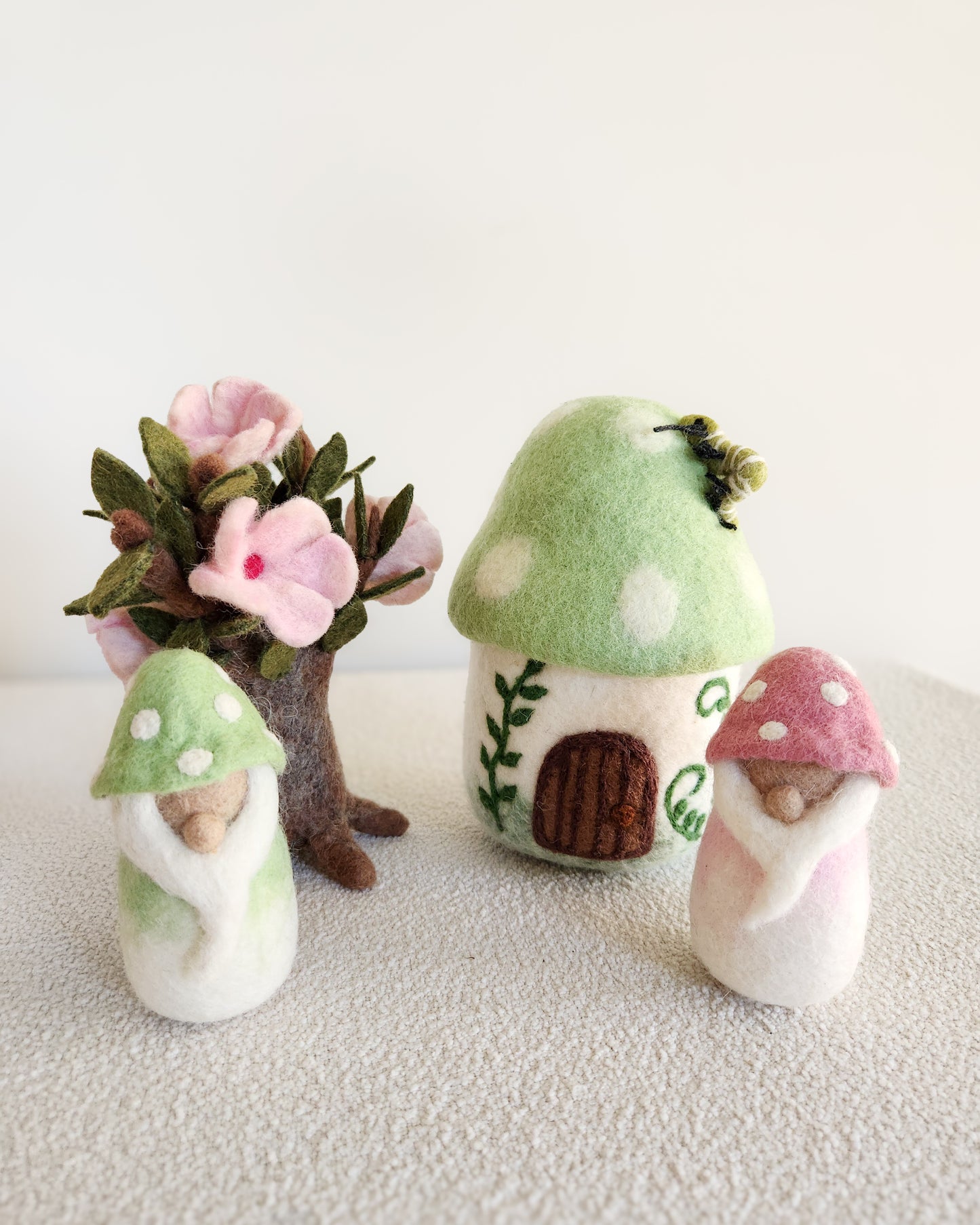 Mushroom Munchkins - Felt Gnome Friends