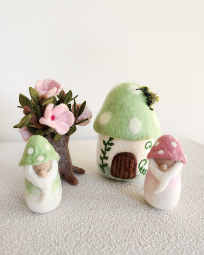 Mushroom Munchkins - Felt Gnome Friends