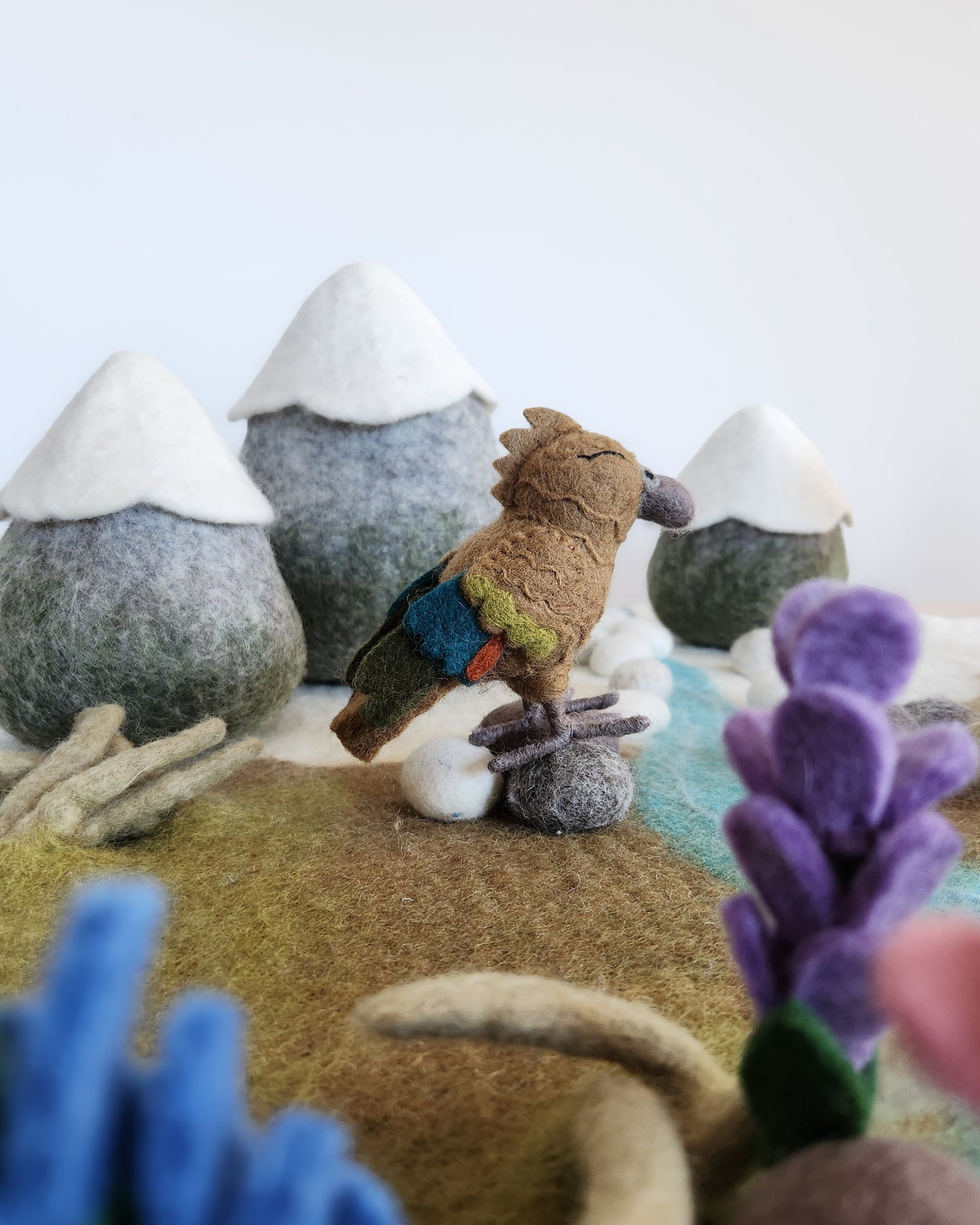 Kea - Felted Wool Bird