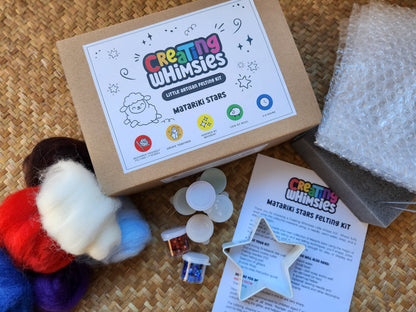 Matariki Stars - Little Artisan Felting Kit