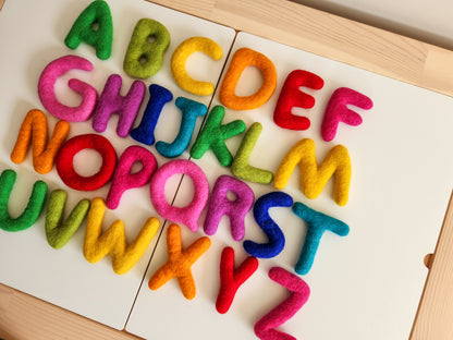 FELTED ALPHABET SET UPPERCASE