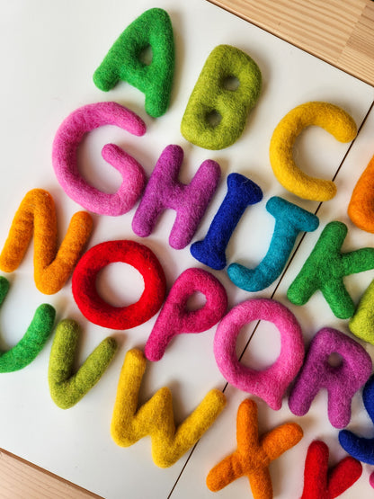 FELTED ALPHABET SET UPPERCASE