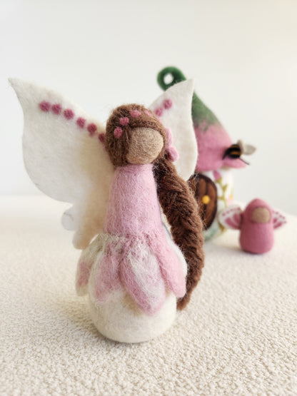 GUARDIAN ANGEL FAIRY - FELTED FAIRY DOLL TOY