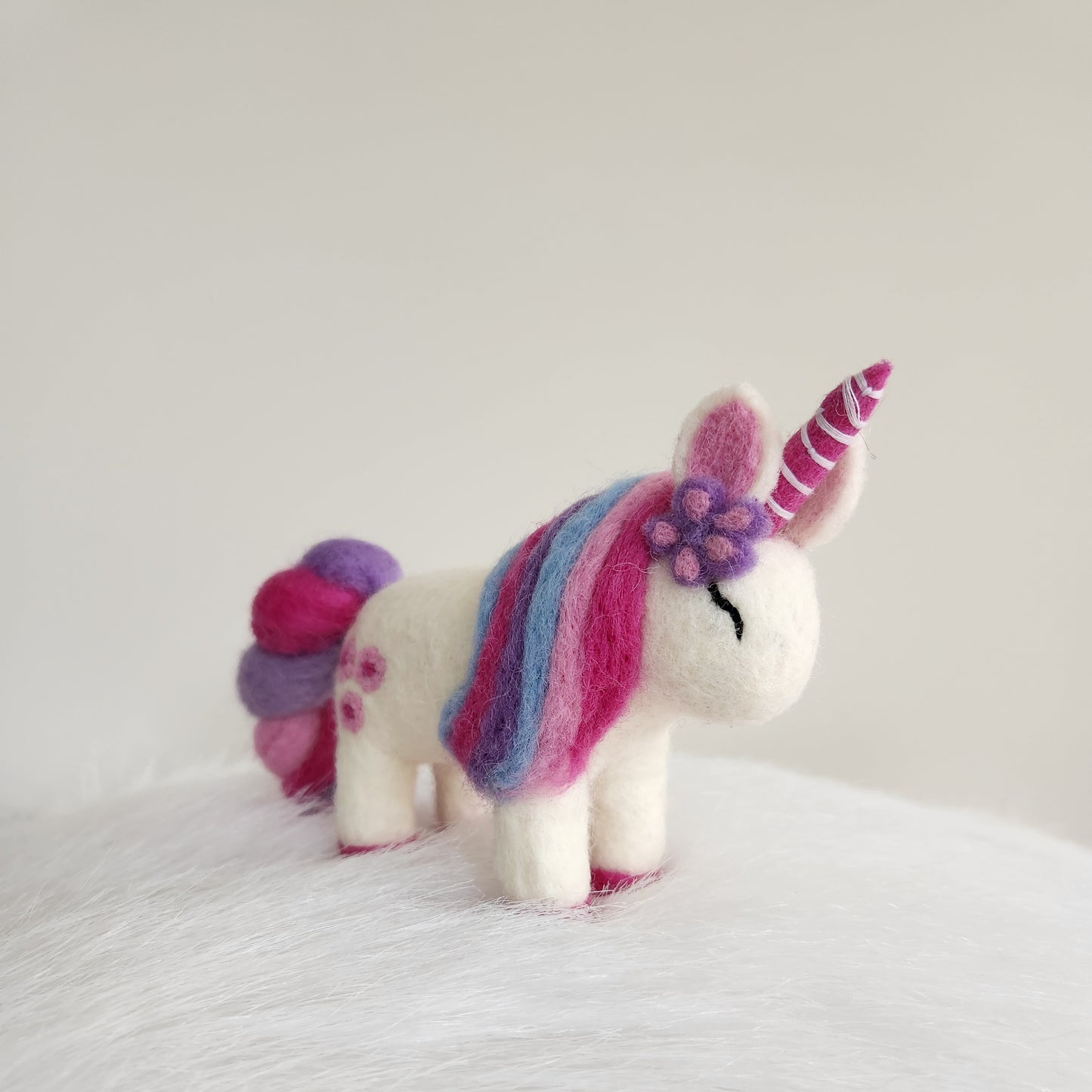 Unicorn - Wool Felt Toy