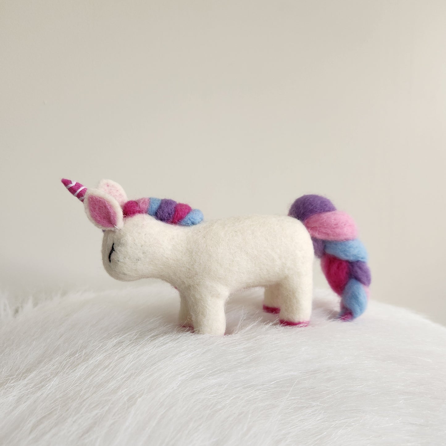 Unicorn - Wool Felt Toy