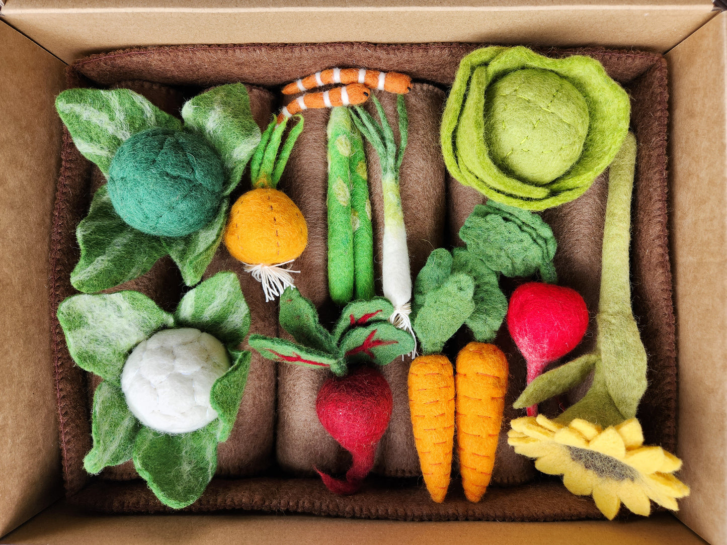 Felted Vegetables - Wholesome Harvest Boxed